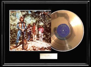 Creedence Clearwater Revival Green River Gold Metalized Record Rare Non Riaa