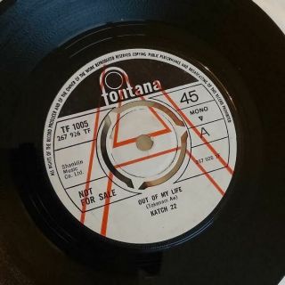 Katch 22 Out Of My Life / Baby Love 1969 Fontana Demo Mod Dancer Rare