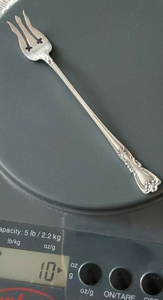 Antique Watson Victoria Sterling Silver Seafood Cocktail Fork 5 - 1/4 " 10 Grams
