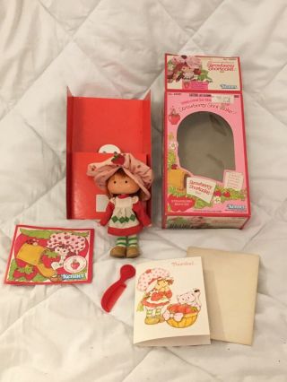 Vintage Kenner Strawberry Shortcake Doll Complete 43020 Thank You Card