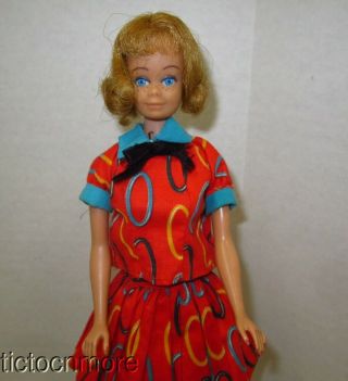 Vintage Barbie Friend Midge Doll Blonde W/ Hk Clone Outfit