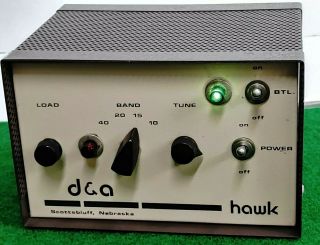 Vintage D&a Hawk Hkb - 1927 Linear Amplifier Cb Radio & Rare