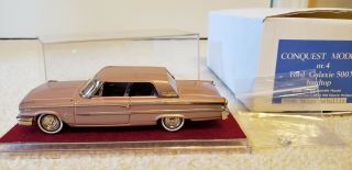 Rare 1:43 Conquest Models 63 Ford Galaxie 500 Xl Hardtop Rose Smts N Motor City