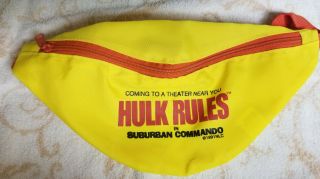 Vintage Suburban Commando Hulk Hogan Movie Promotional Fanny Pack Very Rare