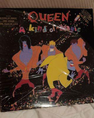 Queen A Kind Of Magic 1986 Raincloud Rare Promo Lp Capitol Records