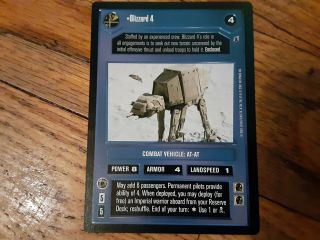Blizzard 4 Reflections 3 Nm/m Star Wars Ccg Swccg Decipher