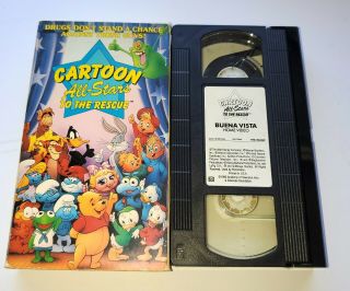 Cartoon All - Stars To The Rescue (vhs; 1990) Rare Animated Anti - Drug Tv Special