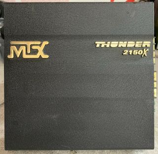 Old School Mtx Thunder 2150x 2 Channel Amplifier,  Rare,  Amp,  Usa,  Vintage,  2
