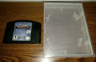 Wwf No Mercy Nintendo 64 N64 Authentic Rare With Plastic Case