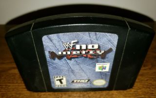 WWF No Mercy Nintendo 64 N64 Authentic RARE With Plastic Case 3