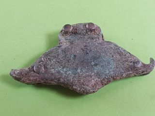 Absolutely Ultra Rare Roman Bronze Gladius Chape.  L106h