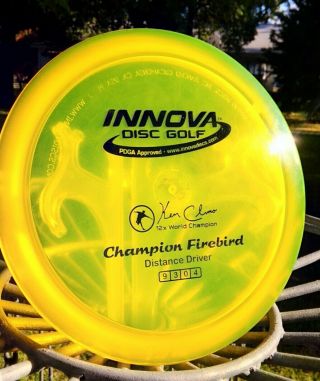 Innova Rare 2014 Great Cond (practice Field) Penned 12x Kc Champion Firebird 175g