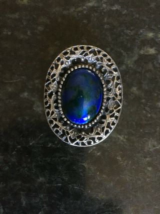 Antique Lapis Lazuli Pin Or Pendant From Estate