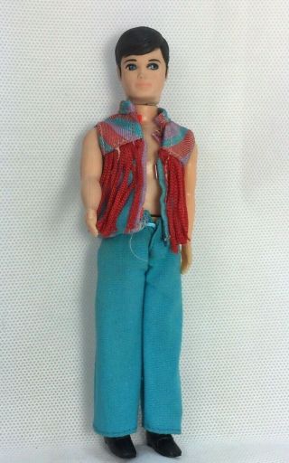Dancing Gary Dawn Doll Topper Vest Pants Shoes Vintage 1970 