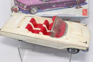 Vintage 1960 Mercury Park Lane Convertible Promo Built Model Car Kit Junkyard 2