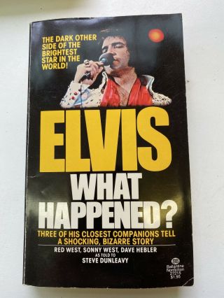 Ultra Rare Elvis What Happened? First Edition Book With Rare Page