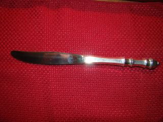 Towle Carpenter Hall Sterling Silver Modern Blade Knife No Monogram