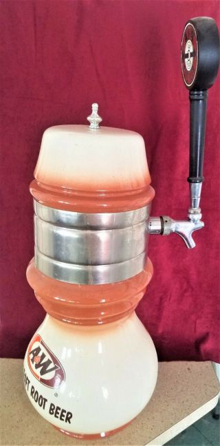 A&w Root Beer.  A Rare Ceramic A&w Root Beer Restaurant Root Beer Drink Dispenser