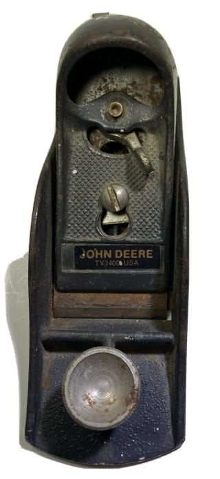 Vintage John Deere Wood Plane TY3400 RARE Carpentry Tool 2