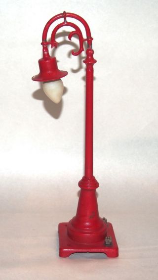 Lionel Prewar O Or Standard Gauge Rare Red 59 Lamp Post 1936