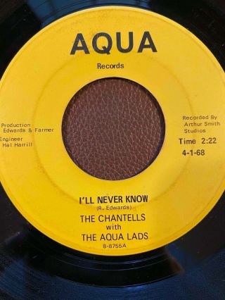 Rare 45 Chantells With The Aqua Lads - I 