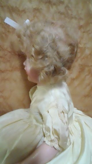 Rare 1930s composition 22 inch Shirley Temple crier doll 3