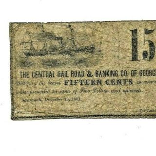 15 Cent " Central Railroad " 1800 