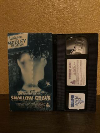 Shallow Grave 1987 Vhs Rare Slasher Prism Video Horror Cult 80s Rare
