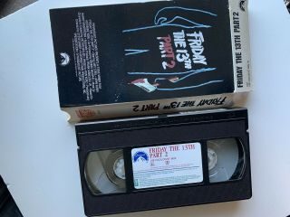 Friday The 13th Part 2 Vhs Tapes Rare Smoke Home