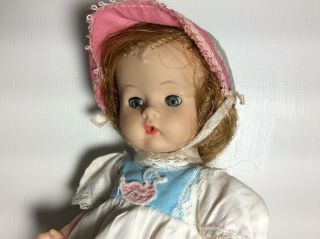 Vintage Vogue Ginny Baby Doll,  8 ",  In Vogue Tagged Dress - Cute