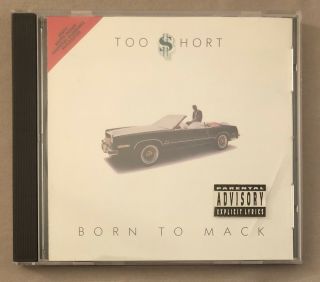 Rare 1989 Too Short Born To Mack Cd Rap Hip - Hop Oop First Pressing
