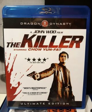 The Killer (blu - Ray Disc,  2010) John Woo Dragon Dynasty Rare Oop