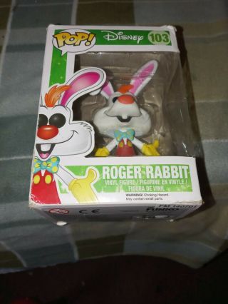 Funko Pop Roger Rabbit 103 Who Framed Roger Rabbit? Rare.  - Box Pop