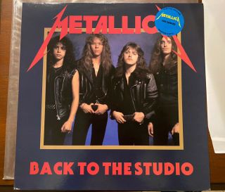 Rare - Metallica - Back To The Studio Vinyl Lp - Only 150 Issued Yellow Vinyl