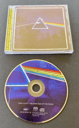 2003 Rare Pink Floyd The Dark Side Of The Moon Sacd Hybrid Audio Cd Sweet