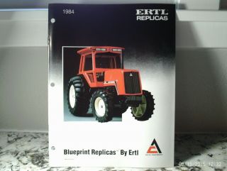 Rare 1984 Ertl Blueprint Replicas Allis - Chalmers Brochure