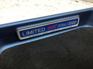 Jdm Subaru Impreza Gc8 Shift Console Sti V Limited Serial Very Rare Oem