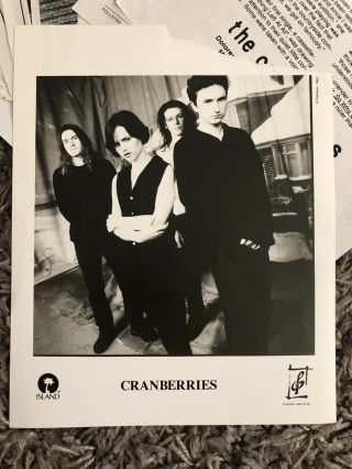 RARE The Cranberries Promo Photo,  Press Pack 100 Authentic Rock Memorbilia 2