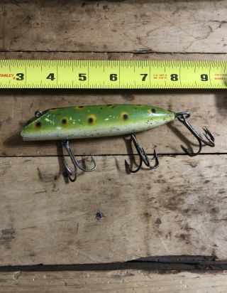 Vintage Bass Oreno Fishing Lure - Frog Spot South Bend 2