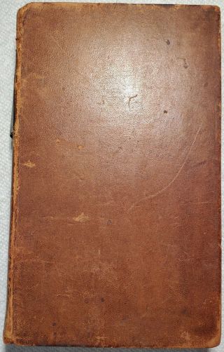 1833 Old Leather Antique Book / Elements Of Criticism By Henry Home & Lord Kames
