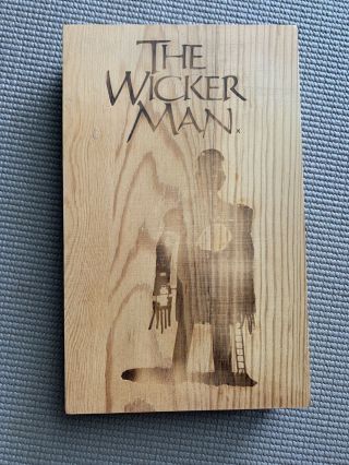 The Wicker Man Wooden Box Limited Edition Christopher Lee Horror 2 - Disc Dvd Rare