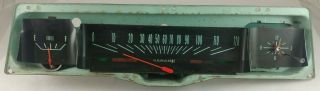 66 - 67 Nova Speedometer Dash Cluster Includes Clock 1966 1967 Rare