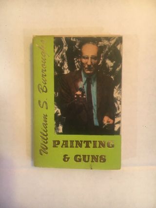 William S.  Burroughs Signed Painting And Guns Hanuman Books 1st Rare Ira Cohen