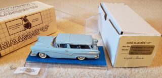 Minimarque 43 1:43 Rare 57 Ford Ranch Wagon Mirrors In Bag N/motor City