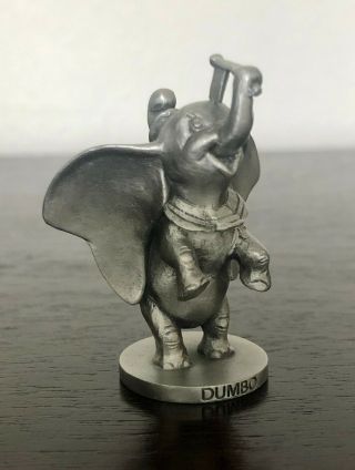 Rare Hudson Pewter Schmid Walt Disney Dumbo Flying Baby Elephant Figurine Statue