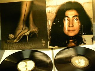 Yoko Ono Fly 2 - Lp 1971 Not Reissue Rare Poster Postcard Apple Svbb 3380 W/ Lyric