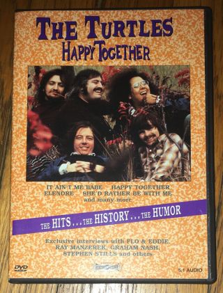 The Turtles: Happy Together Dvd (1991) Rare Rhino 60’s Music/band Documentary
