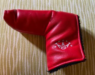 RARE Titleist Scotty Cameron Studio Stainless (red) Putter headcover 2