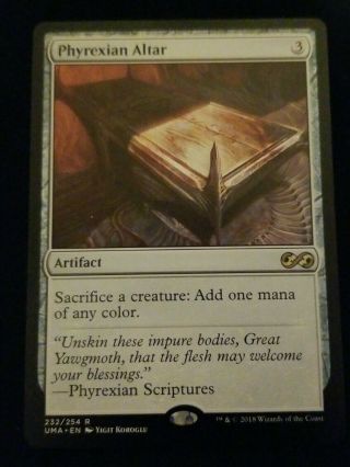 Phyrexian Altar - Ultimate Masters - Rare X1 1x Mtg - Magic The Gathering