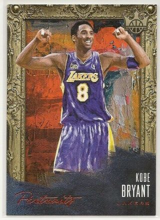Kobe Bryant 2018/19 Panini Court Kings Portraits Insert /99 Rare Massive Bv$$